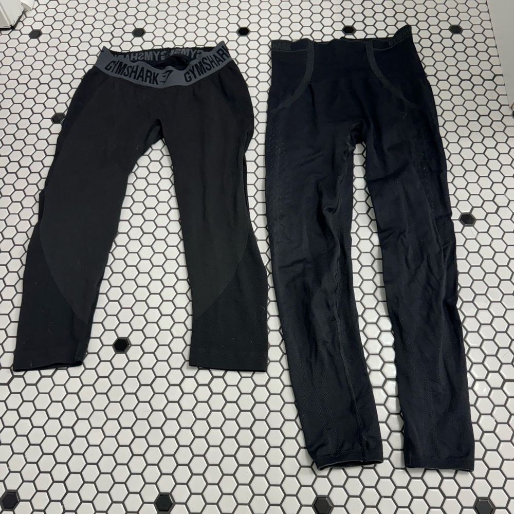 Gymshark Black Leggings Set